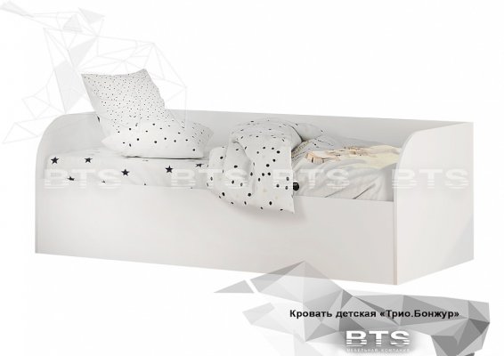Кровать детская КРП-01 Трио-Бонжур (БТС)
